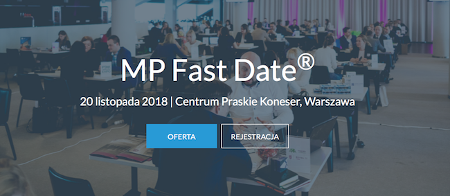 MP Fast Date, 20.11.2018. Warsztaty biznesowe branży eventowej