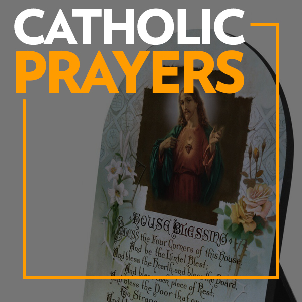 Catholic Prayers Desk Plaques