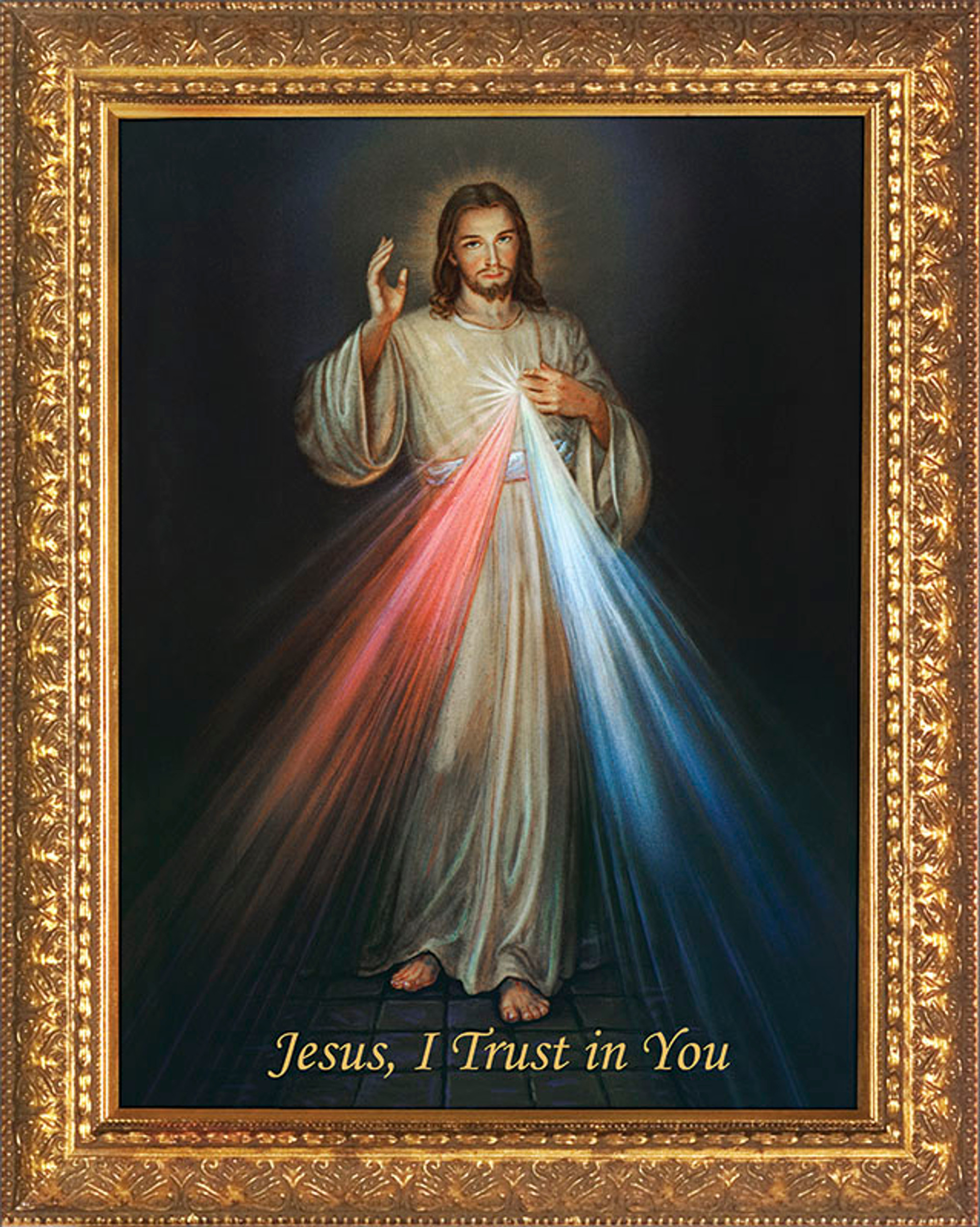 Divine Mercy Framed Canvas