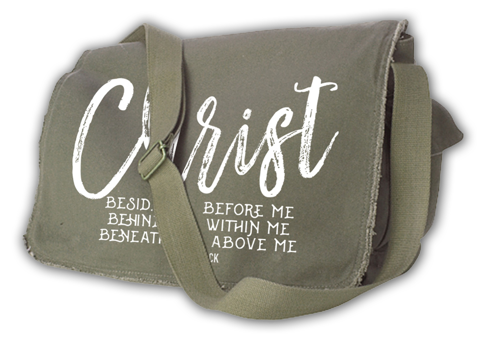 Christ Beside Me Messenger Bag