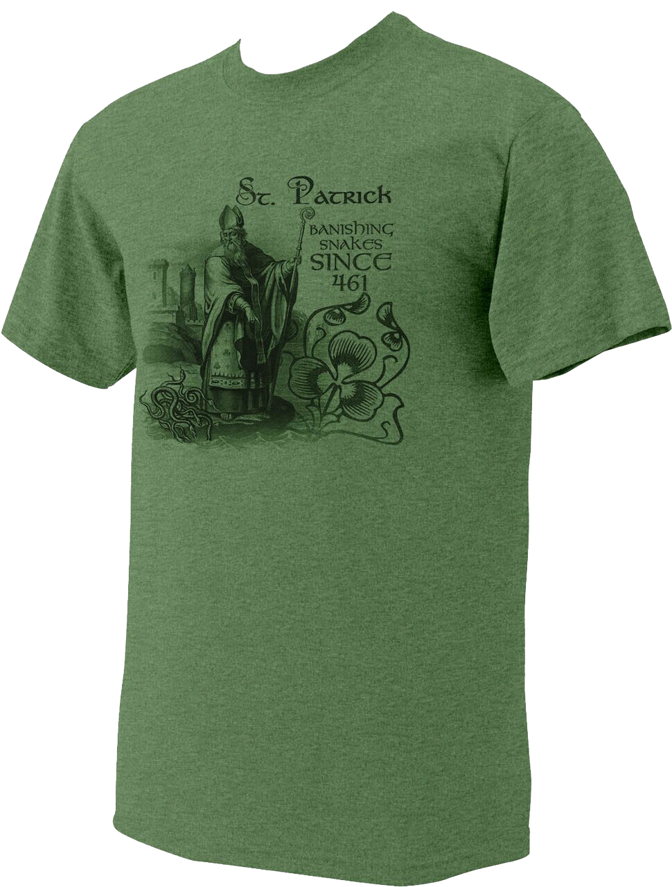 St Patrick Green Heather T-Shirt