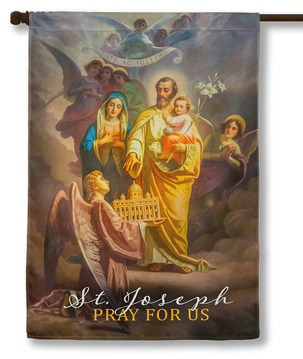 St. Joseph Patron of the Church Pray for Us Flag