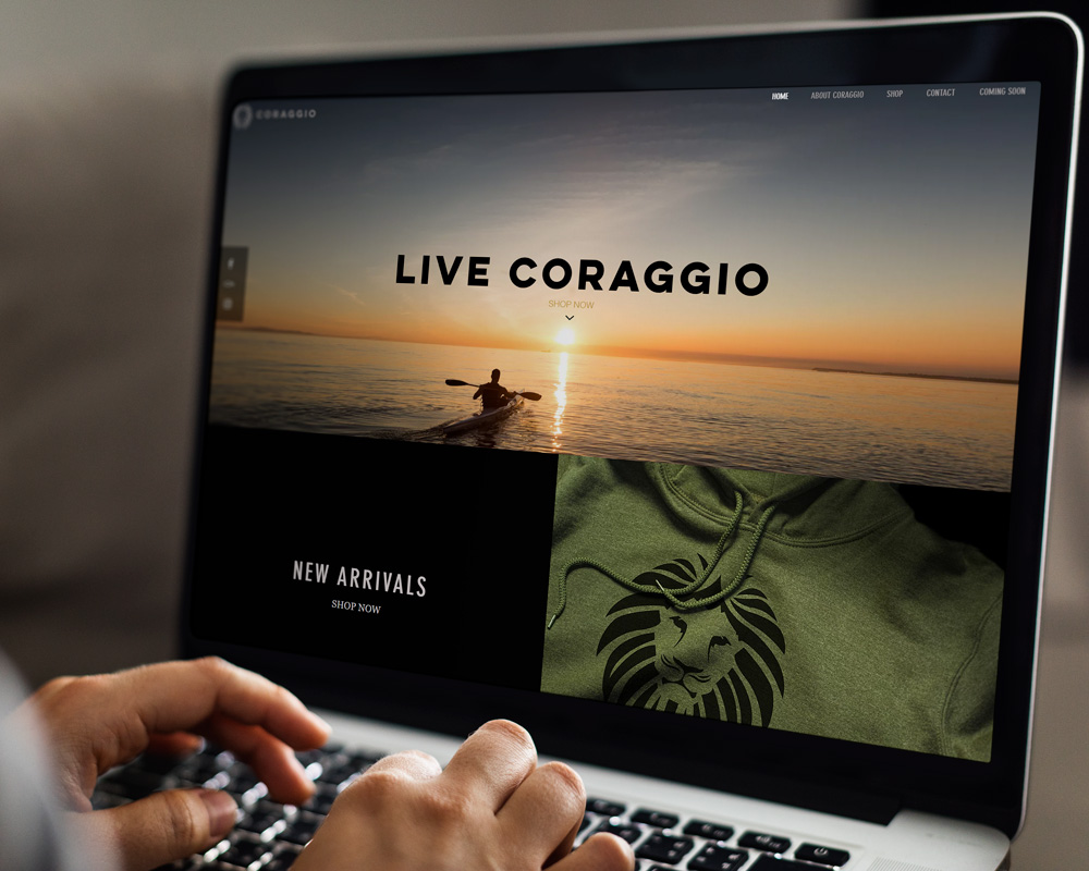 Live Coraggio website