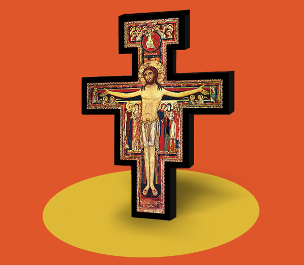 San Damiano Wall Plaque Cross