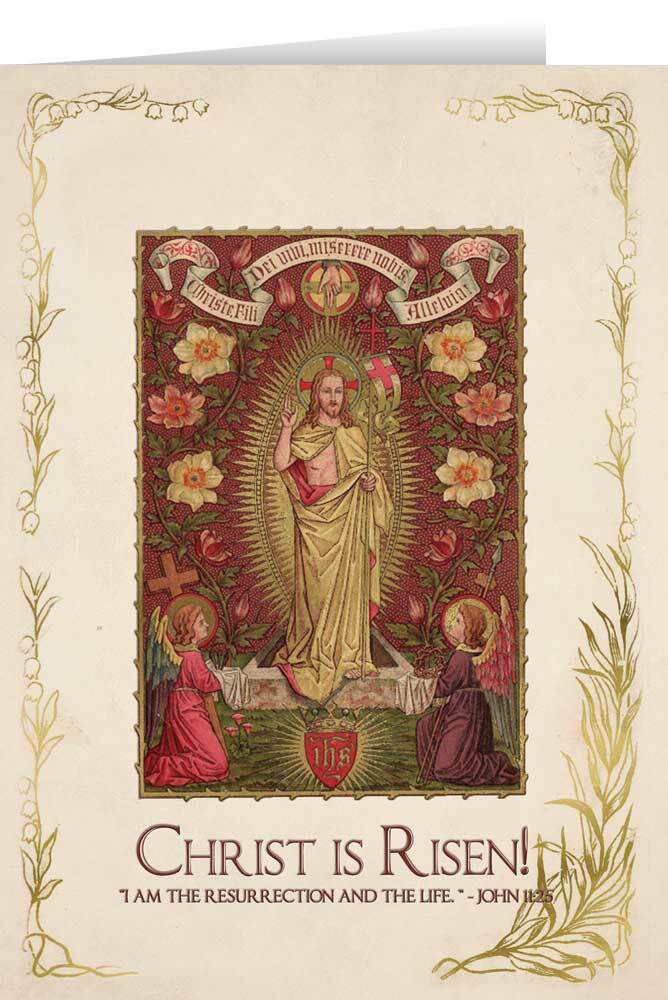 Christ is Risen Easter Greeting Card