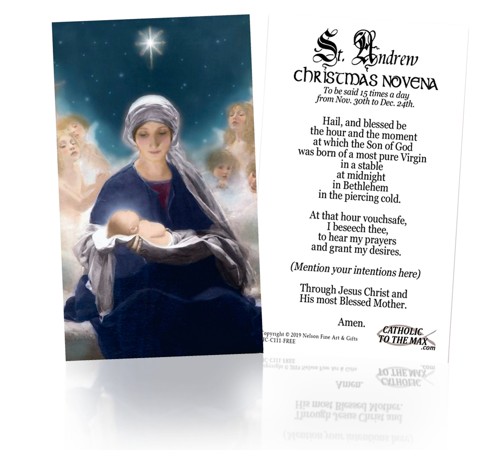 St. Andrew Novena Holy Cards