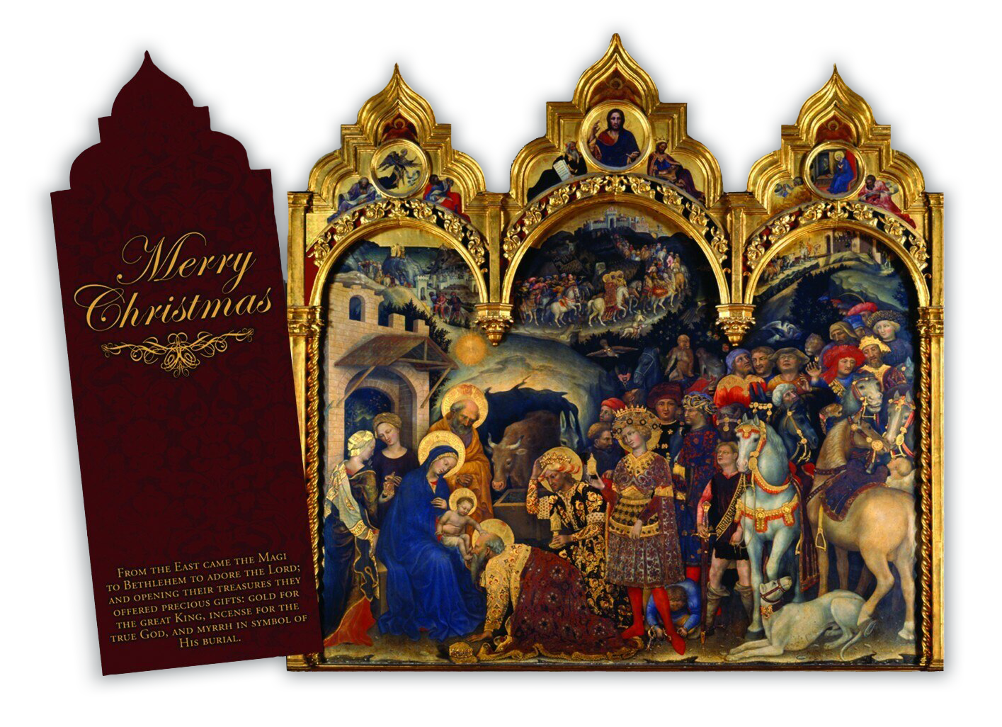 Merry Christmas Tri-Fold Card