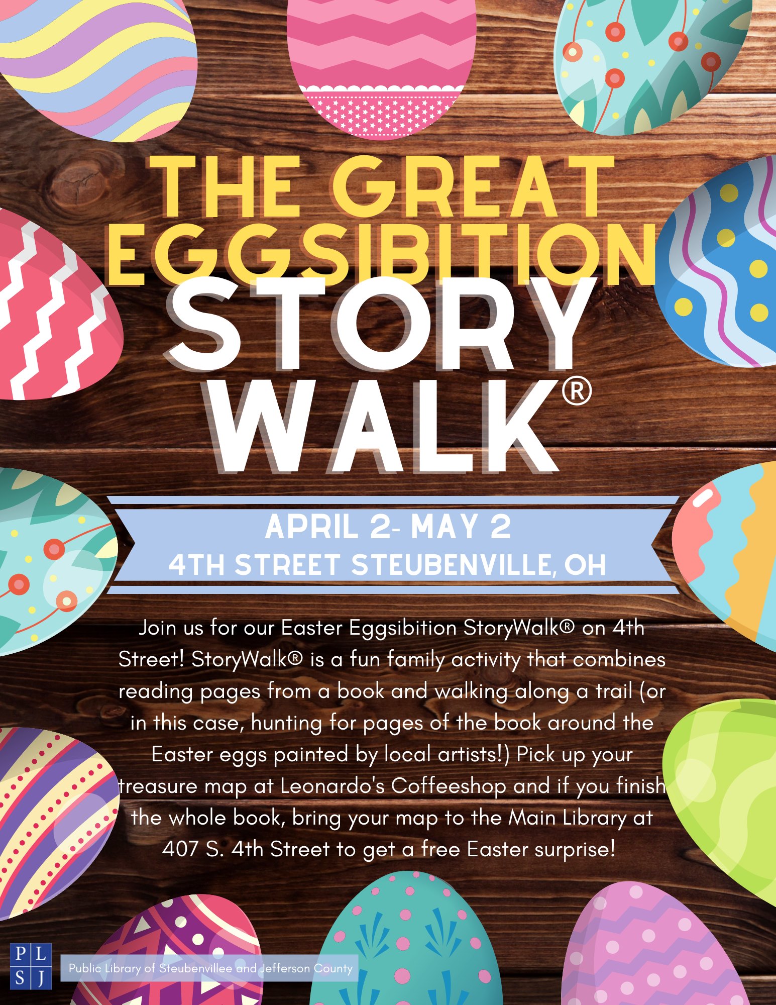 Eggsibition Story Walk