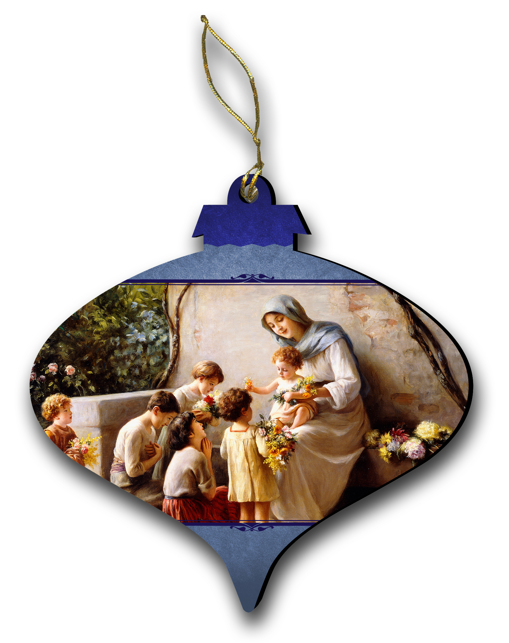 Adoration by Giuseppe Magni Wood Ornament