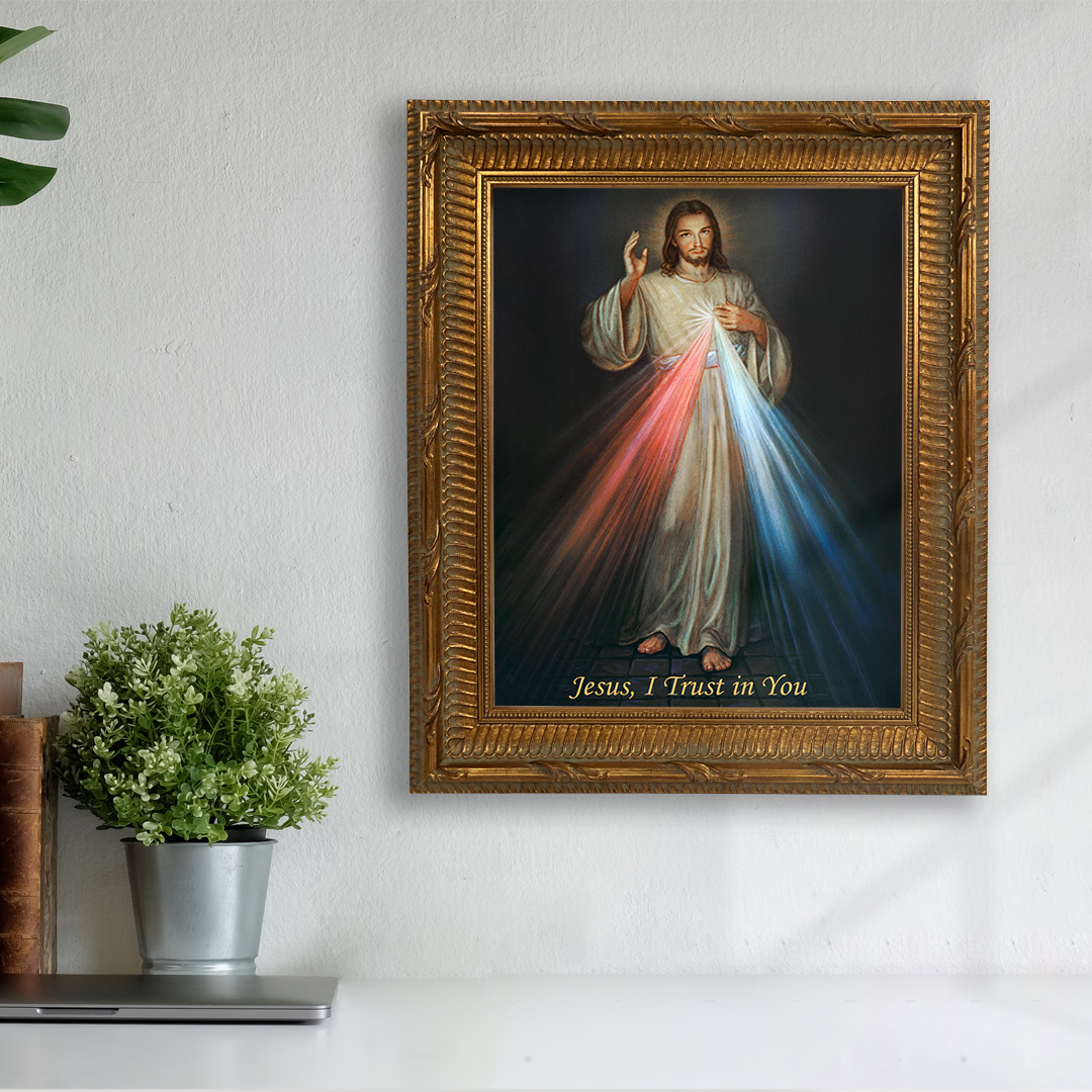 Divine Mercy in Assorted Frames OUTLET SALE