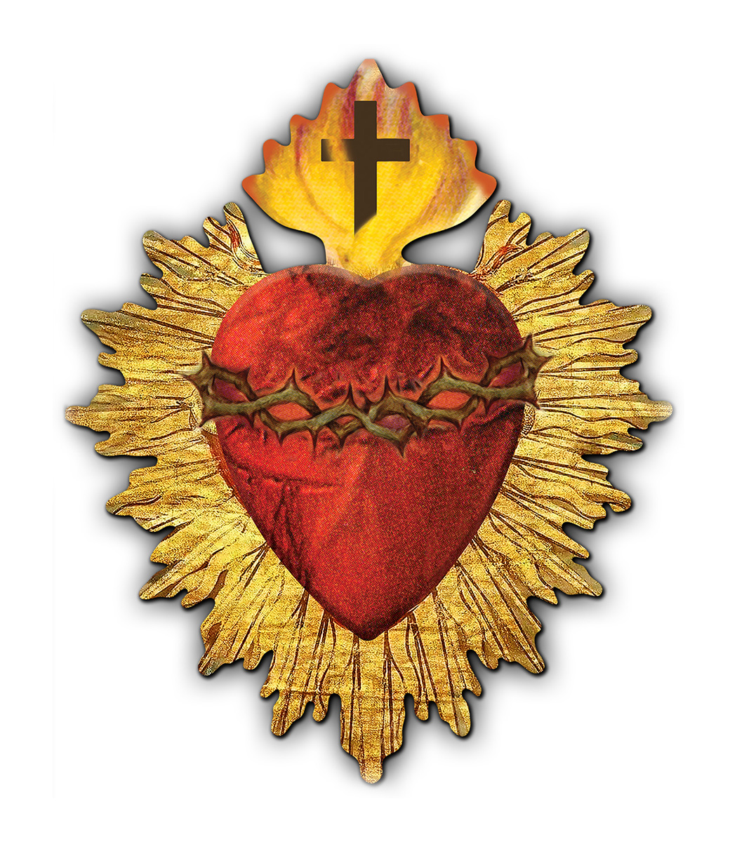 Sacred Heart Shrine Door Hanger