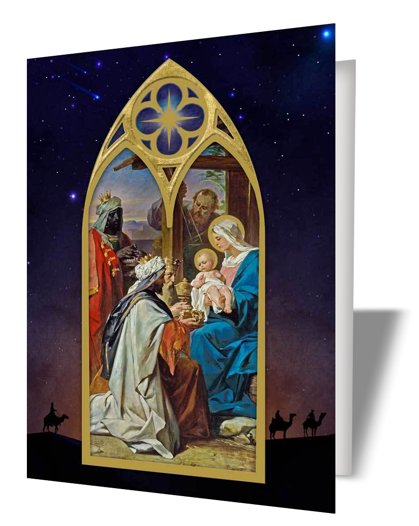 Gift of the Three Kings by Jurij Subic Christmas Cards