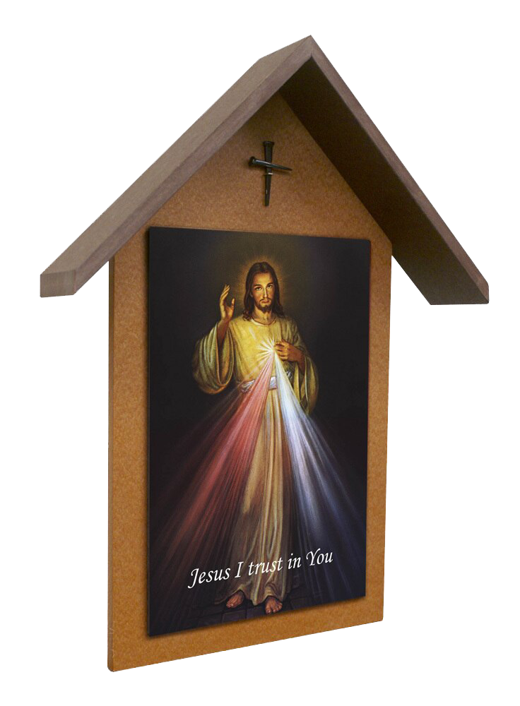 Divine Mercy Simple Polywood Shrine