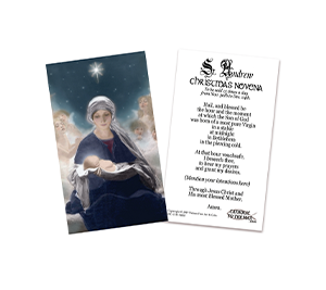 FREE St Andrew Christmas Novena Holy Cards