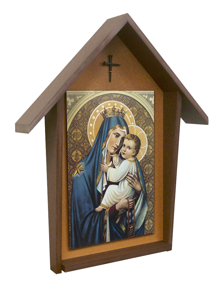 Our Lady of Mt. Carmel Deluxe Polywood Shrine