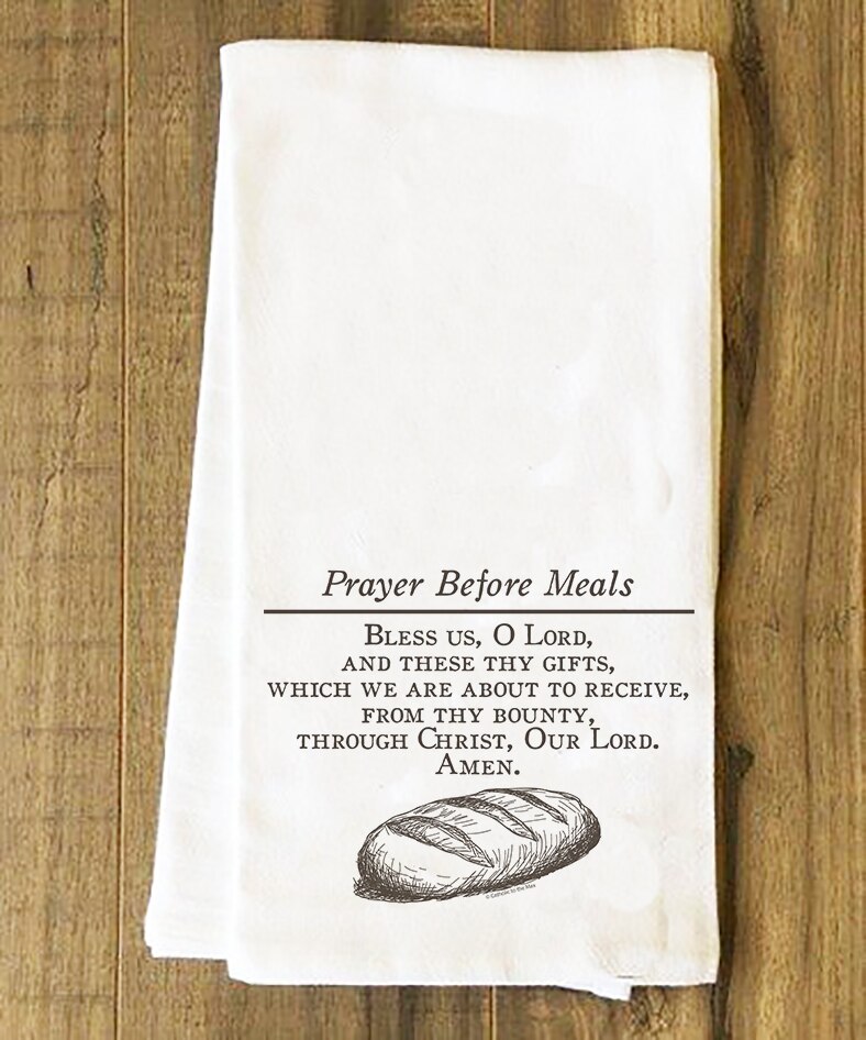 Prayer Before Meals Tea Towels