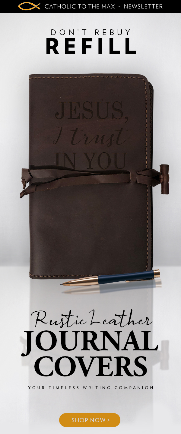 Catholic Leather Journal Covers