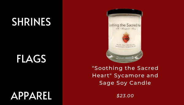 Soothing the Sacred Heart Candle