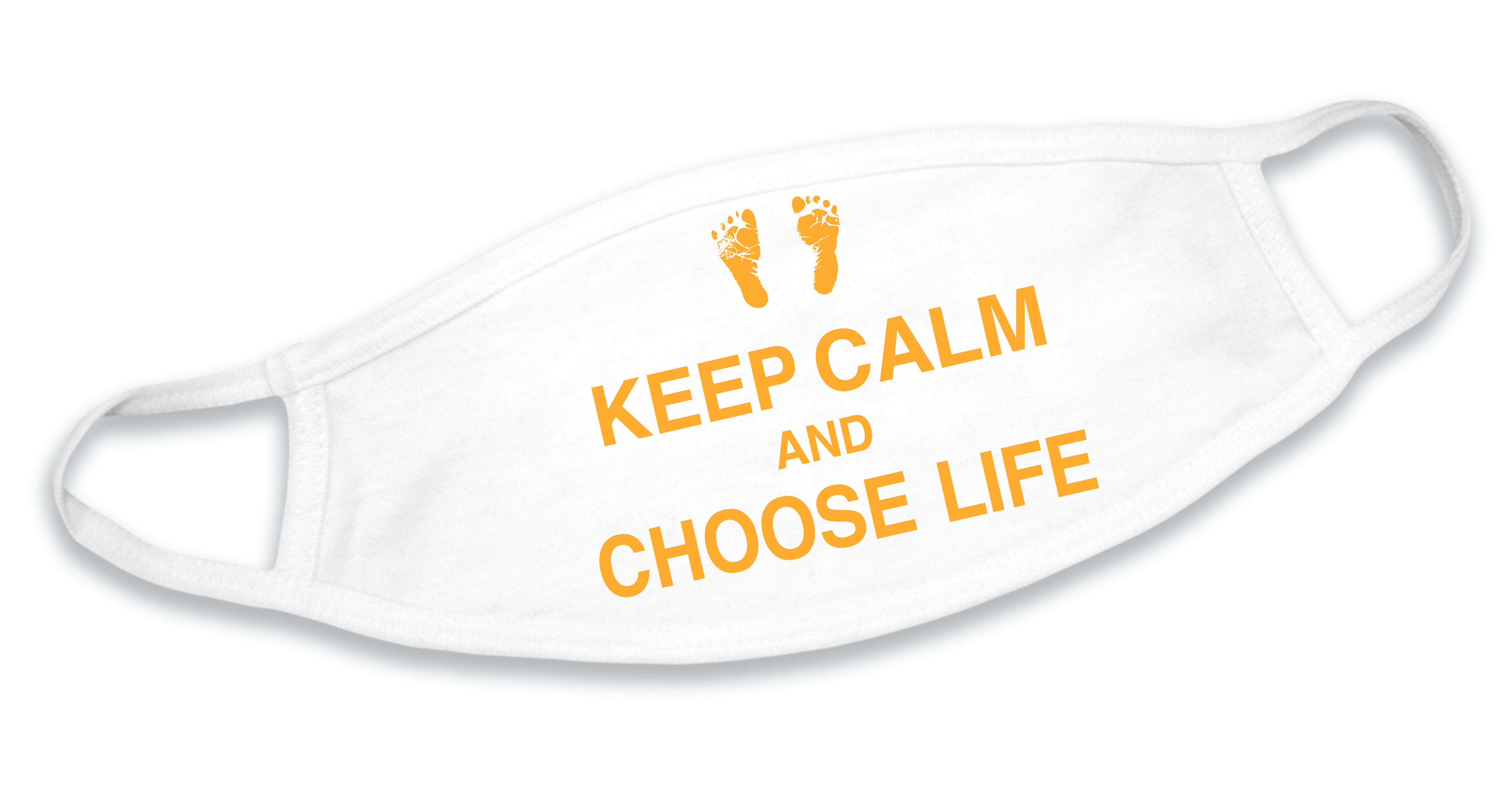 Keep Calm and Choose Life Mask