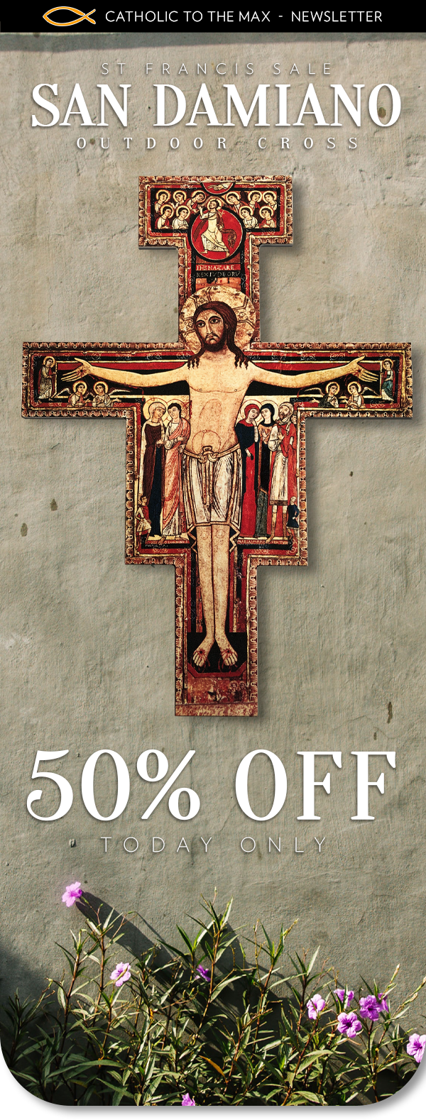 Outdoor San Damiano Cross