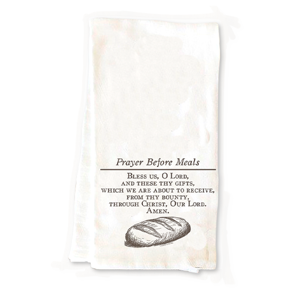 Prayer Before Meals Tea Towels