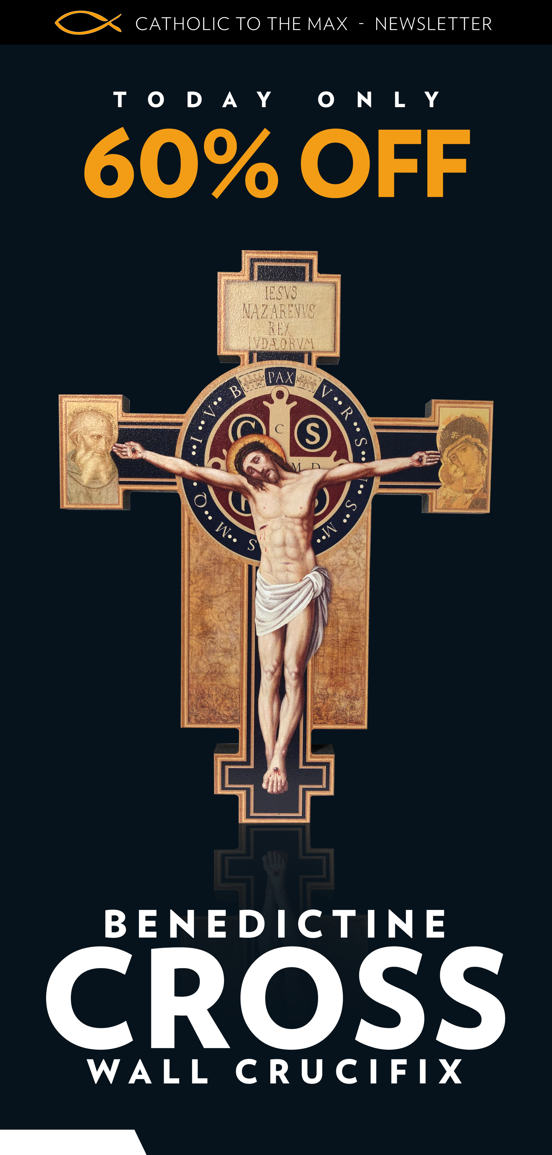 TODAY ONLY: 60% Off Benedictine Crosses