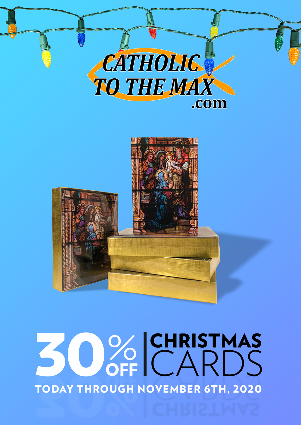 30% off all Christmas Cards. Today through November 6th, 2020