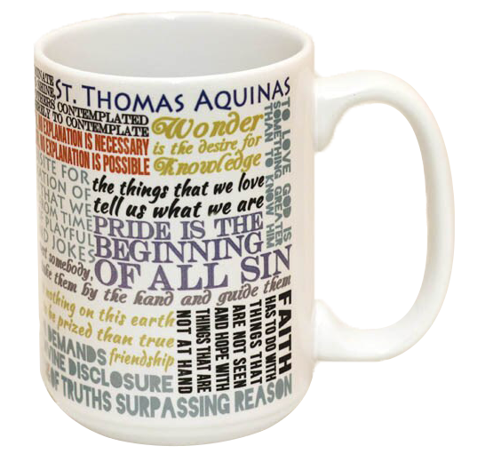 St Thomas Aquinas Quote Mug