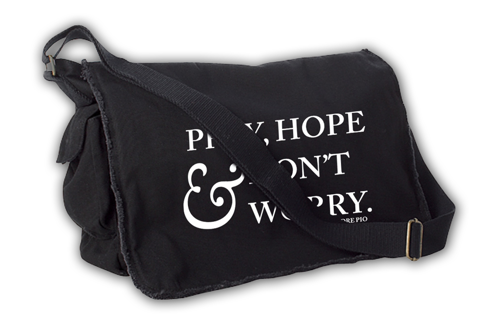 Pray, Hope, & Don't Worry Messenger Bag