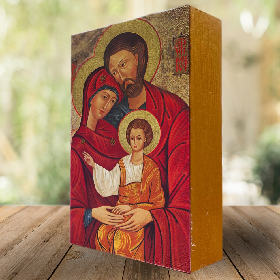 “Holy Family“ Icon Block