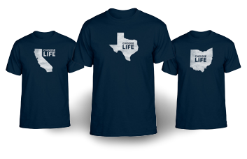 Choose Life State Tees