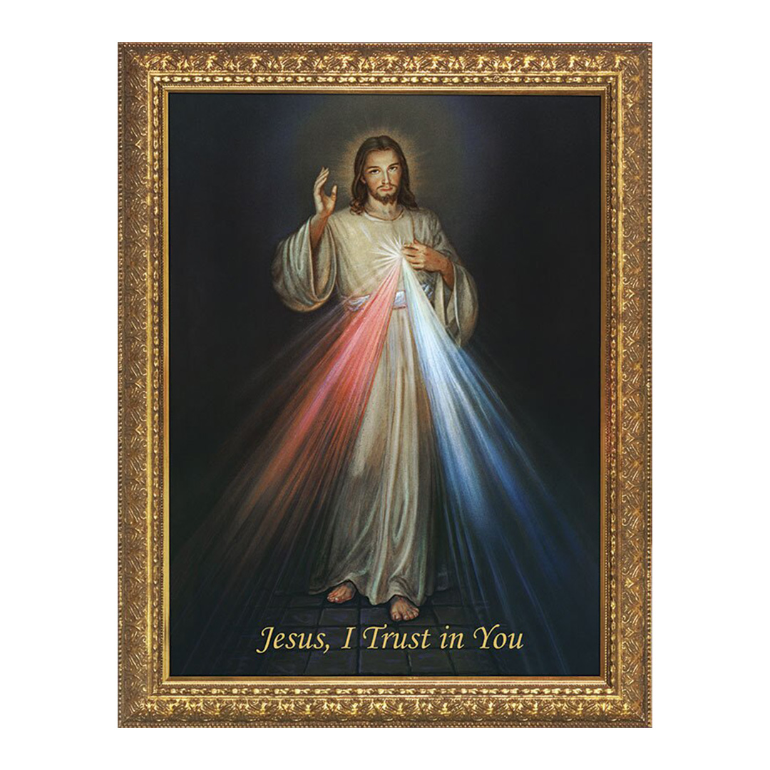 Divine Mercy Framed Canvas