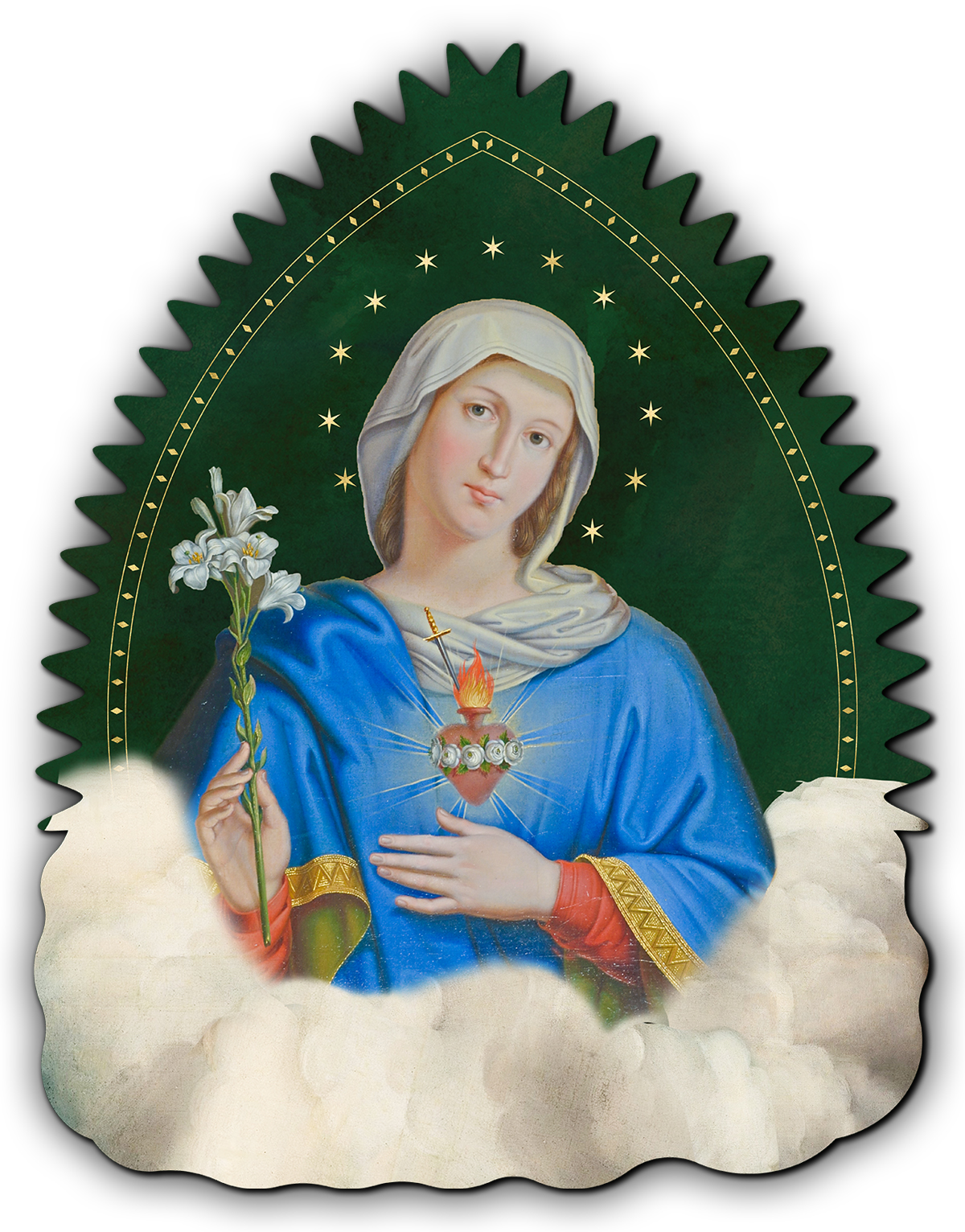 Immaculate Heart IV Shrine Door Hanger