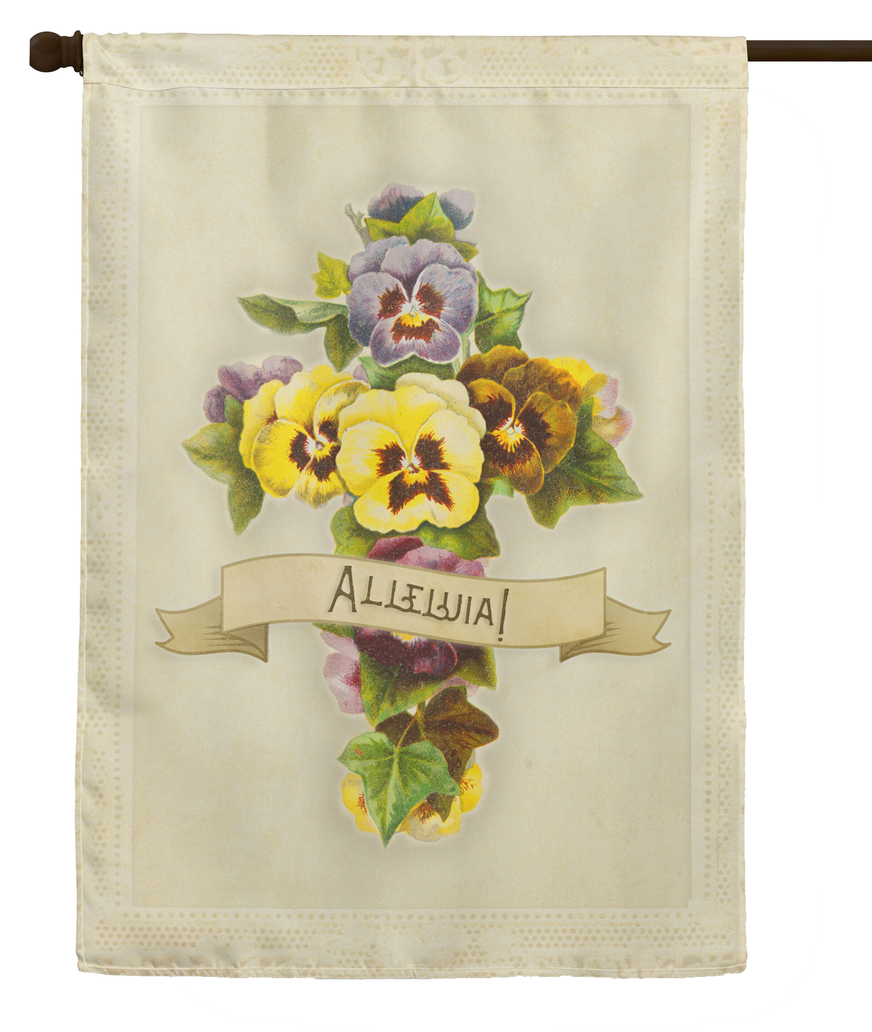 Alleluia Outdoor House Flag