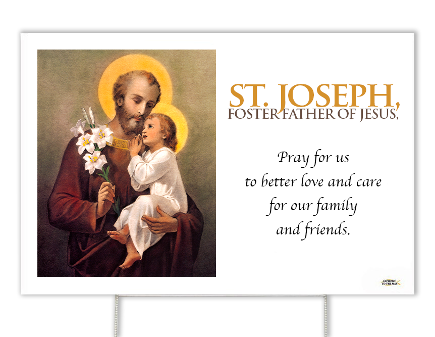 St. Joseph (Younger) Yard Sign