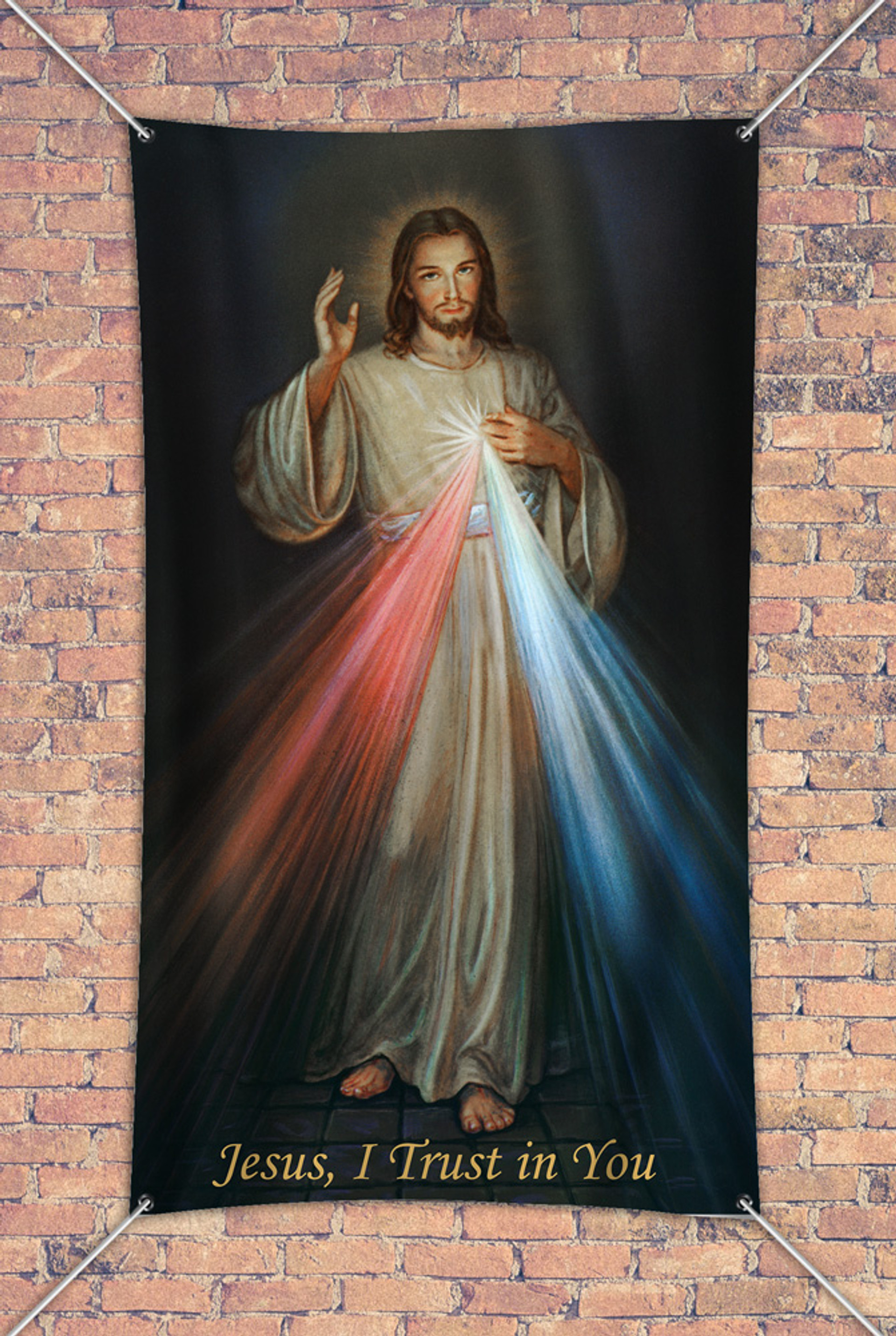 Divine Mercy Matted with Prayer