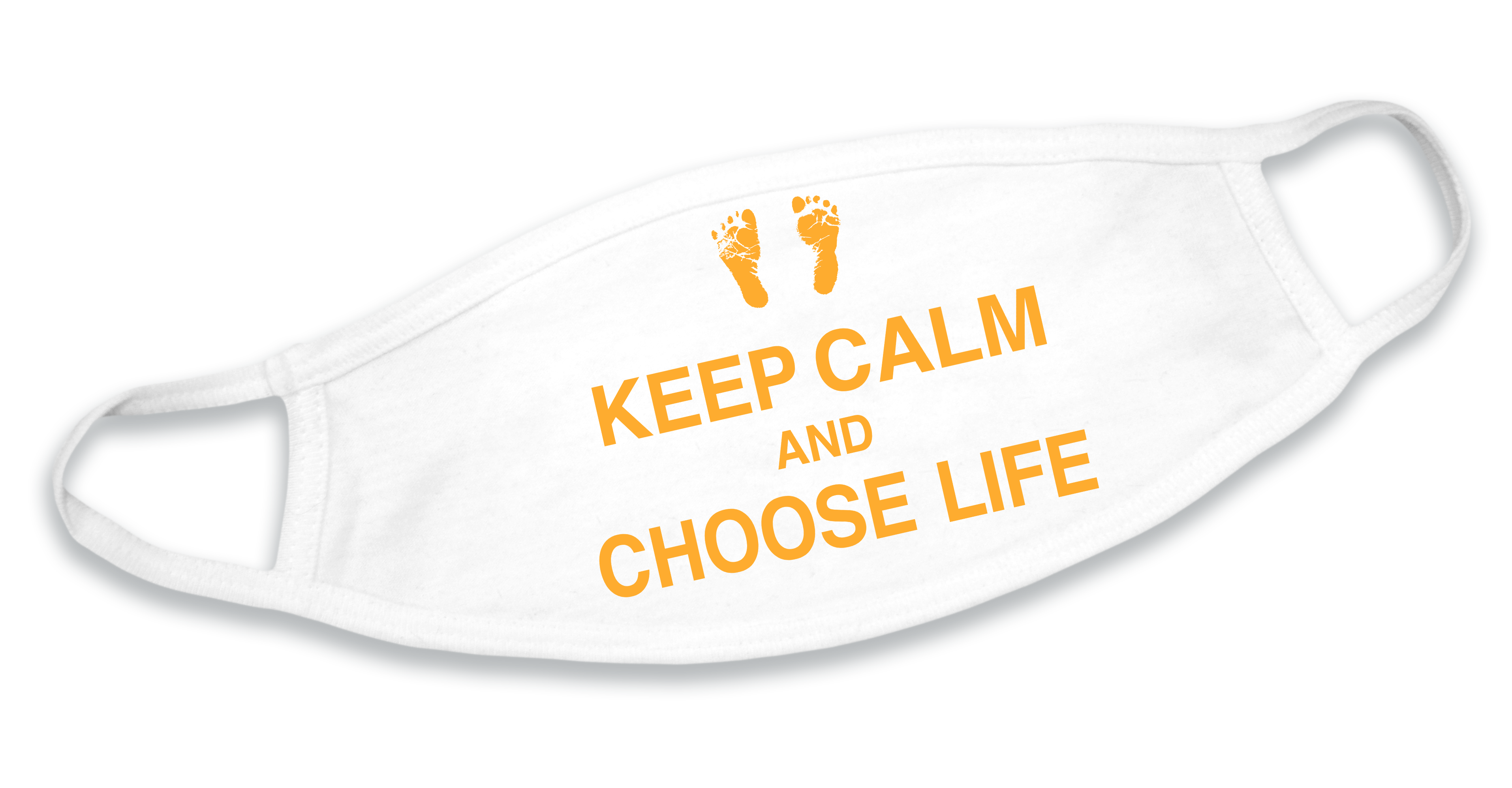 Keep Calm and Choose Life Face Mask