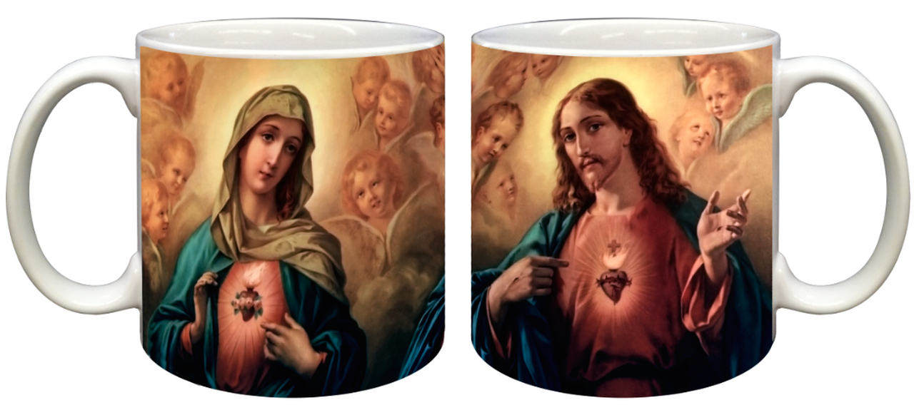 Sacred and Immaculate Heart Mugs