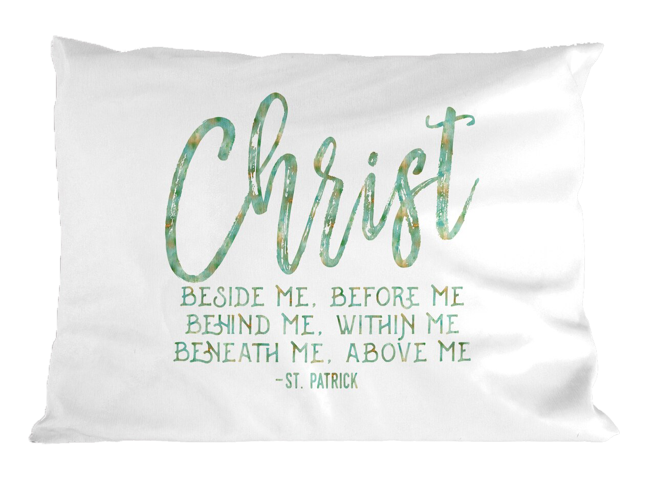 Christ Beside Me Pillow