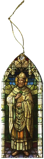 St Patrick Cutout Ornament