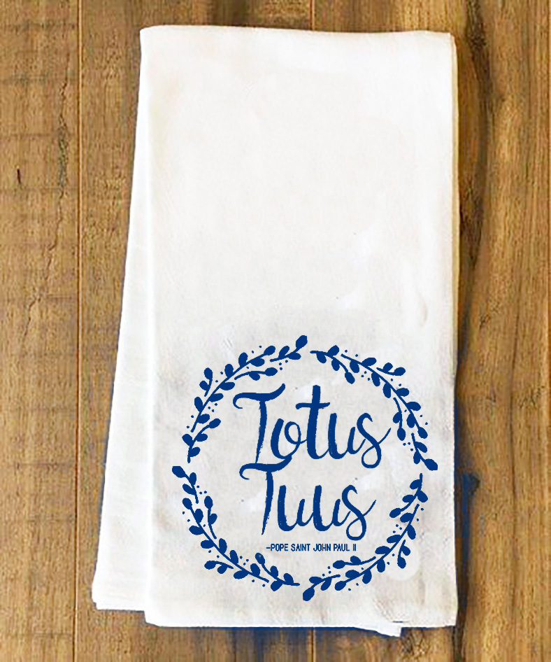 Totus Tuus Tea Towel