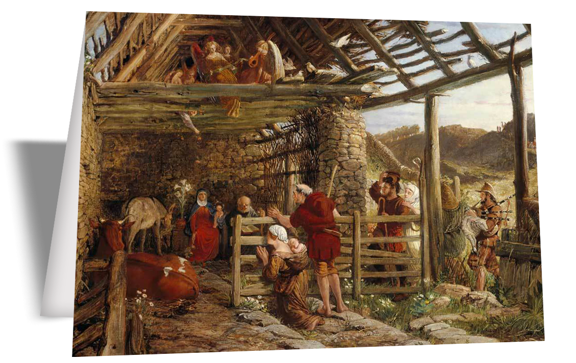 Scottish Nativity by William Bell Scott Christmas Cards