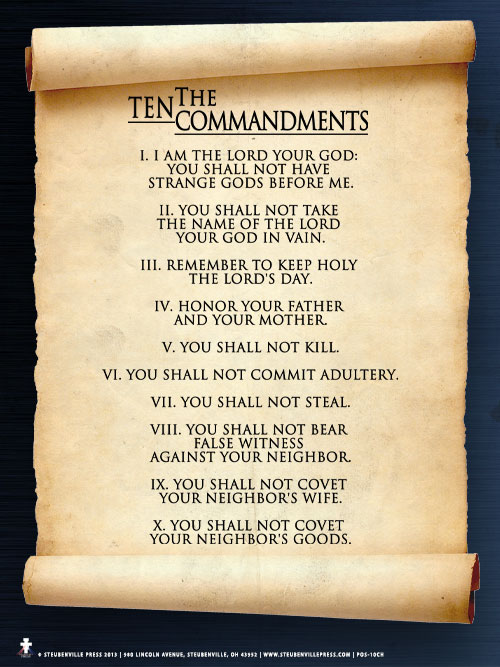 10 Commandments Poster