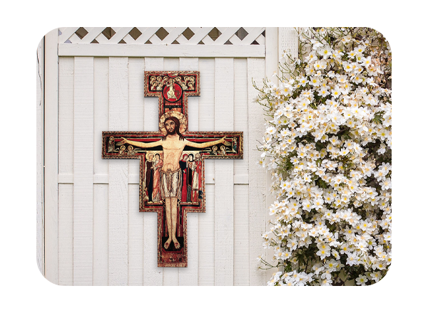 Outdoor San Damiano Cross