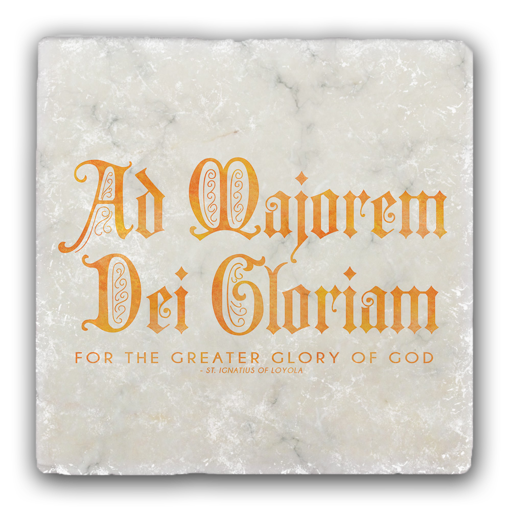 AMDG Stone Coaster