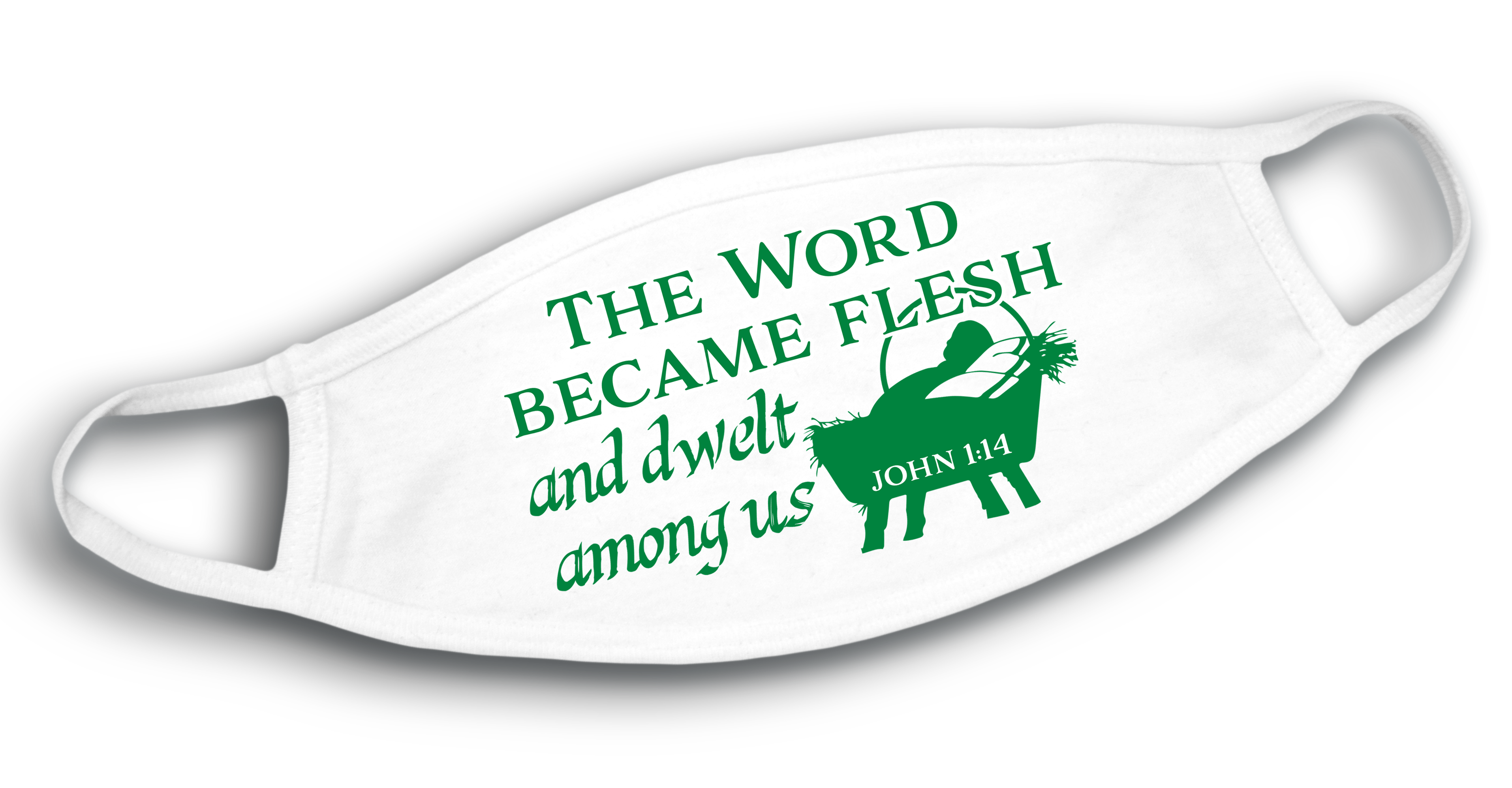 The Word Became Flesh Face Mask