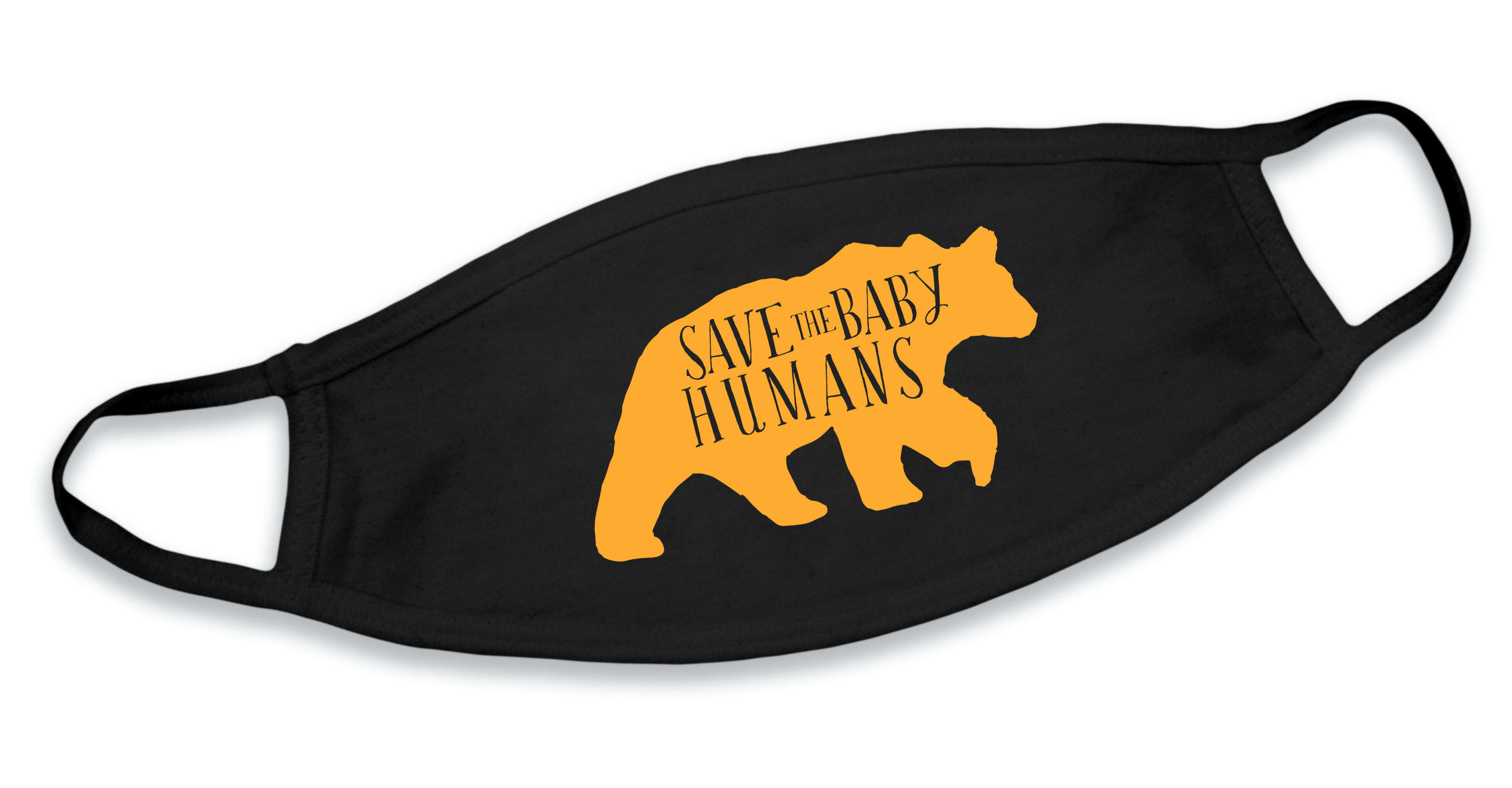 Save the baby Humans Bear Mask