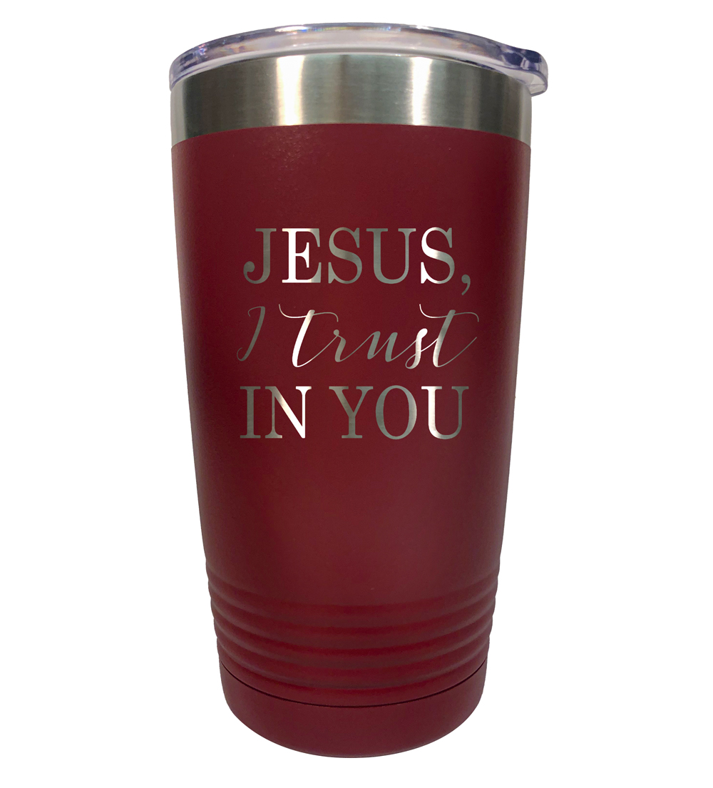 “Jesus, I Trust In You“ Tumbler