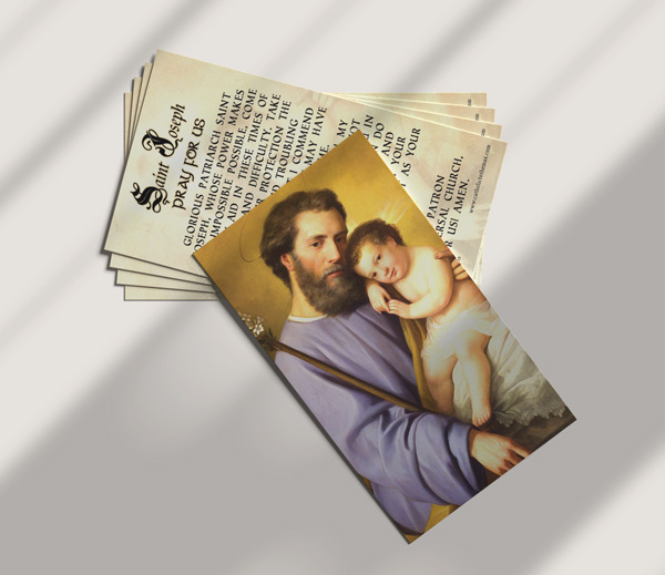 Commemorative St. Joseph Holy Card