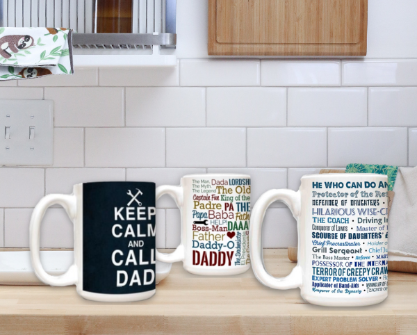 Fatherhood mugs